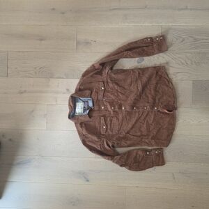 Men's Casual Button Down Shirt - Brown